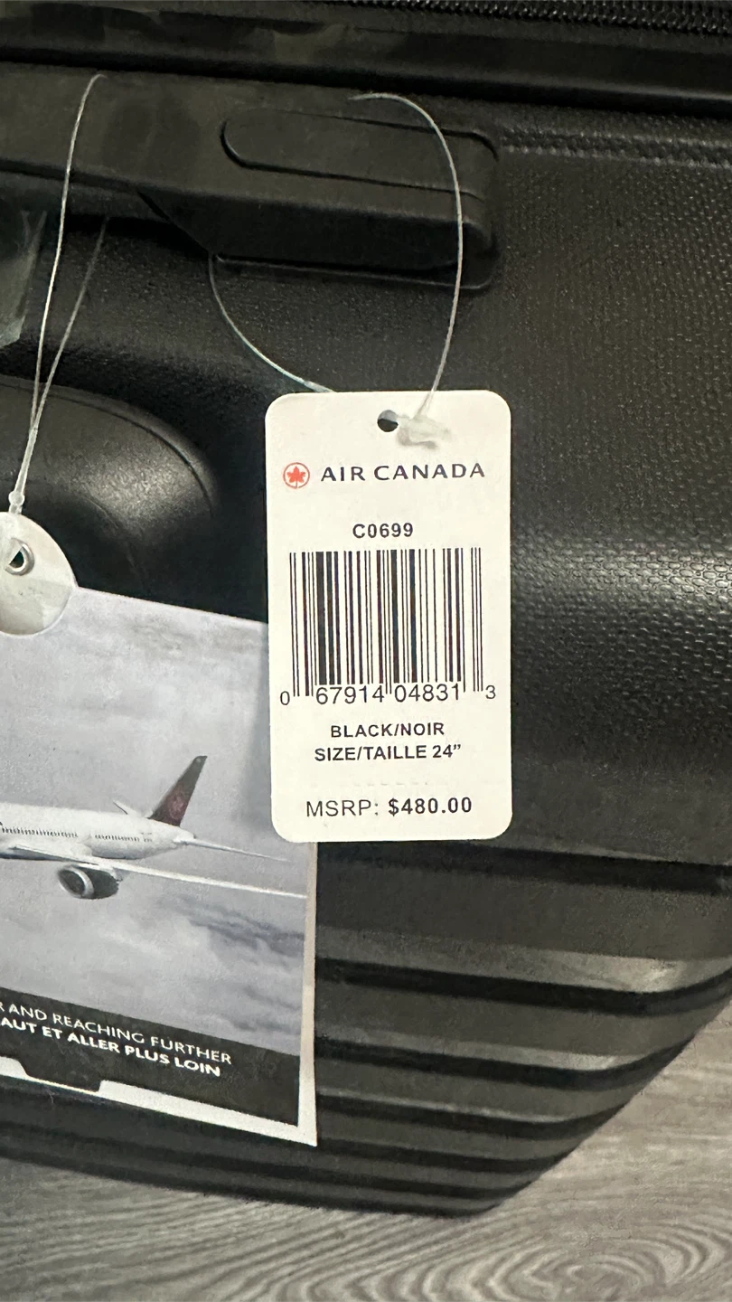 Air Canada Eerie 24" Spinner Luggage - Black ⚽ - photo 4