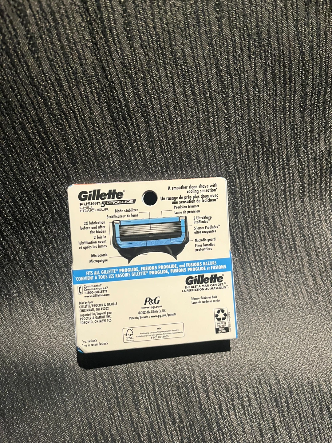 Gillette Fusion5 ProGlide Chill 4 Cartridges - photo 2