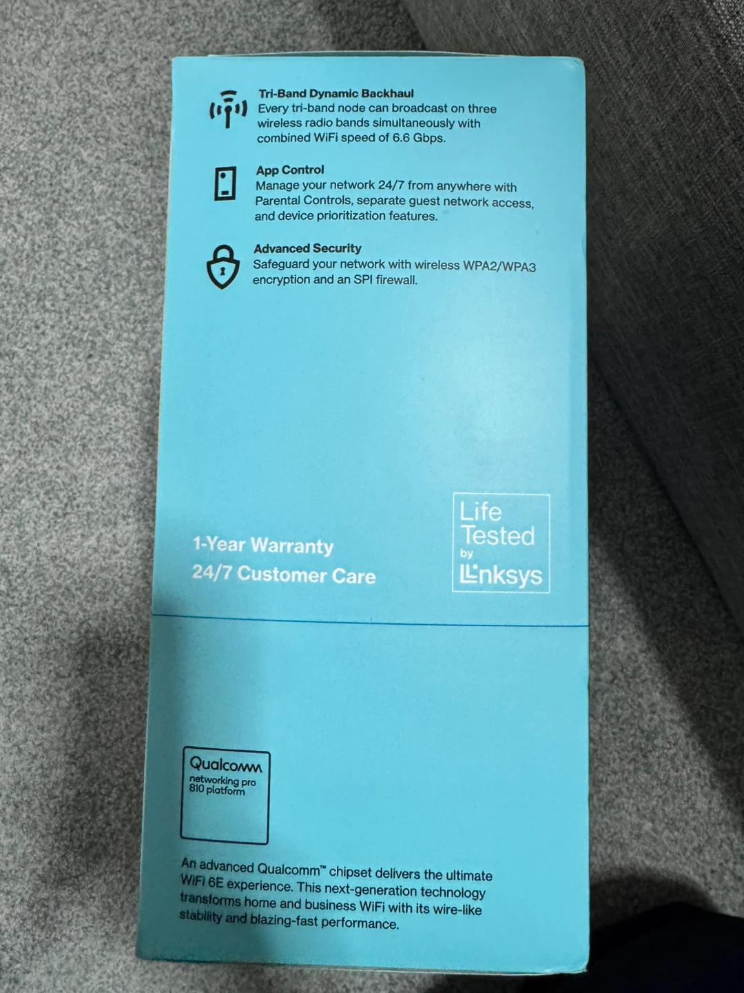 Linksys Hydra Pro 6E WiFi 6E Router - photo 3