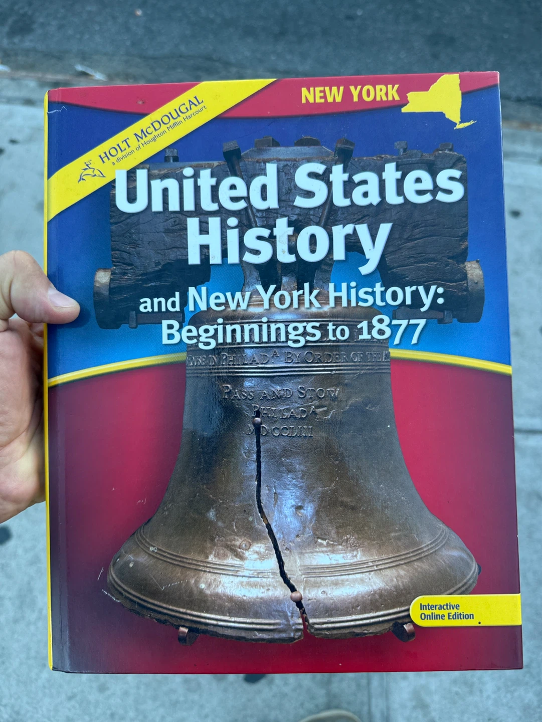 United States History and New York History Textbook