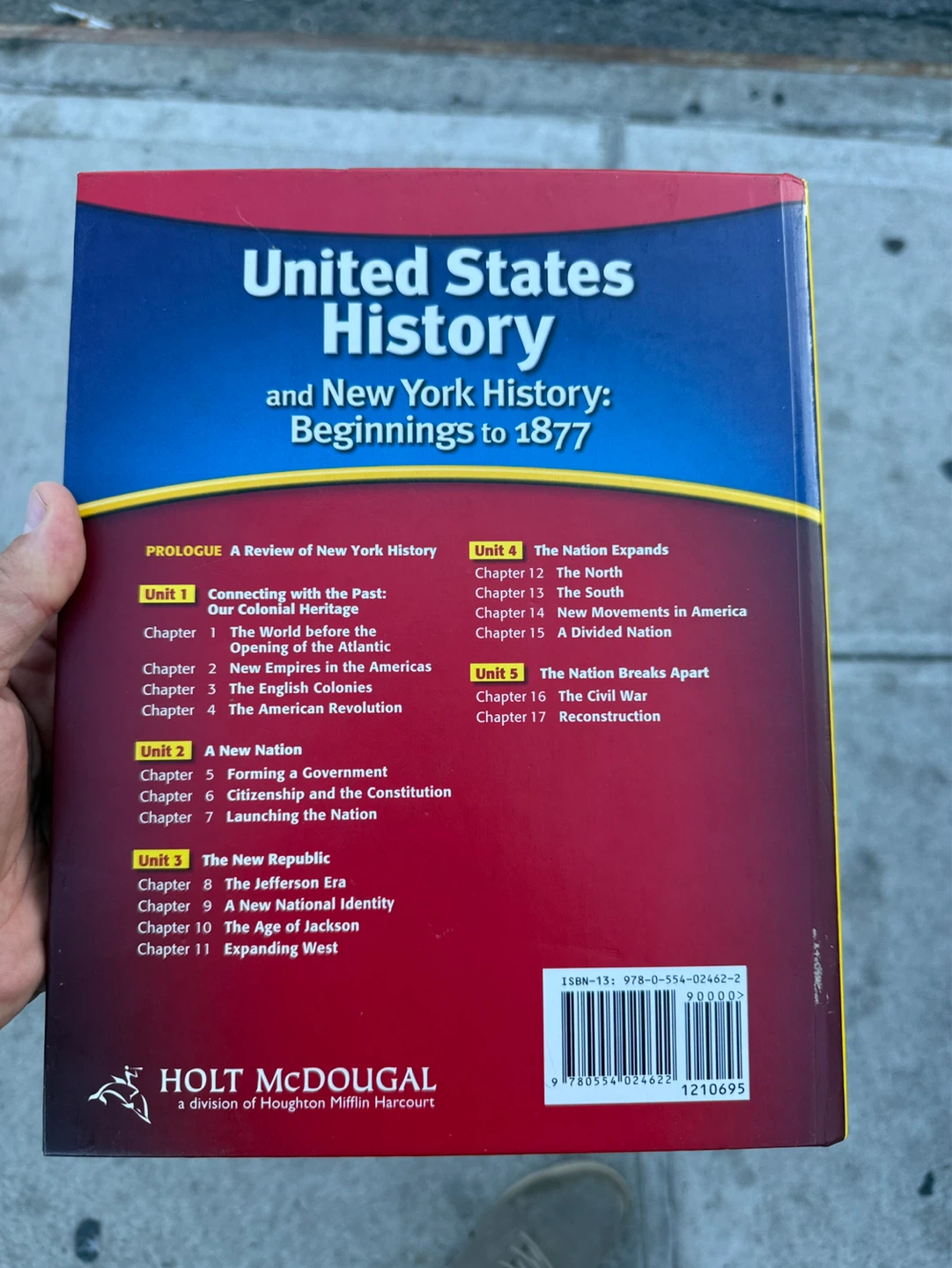 United States History and New York History Textbook - photo 2