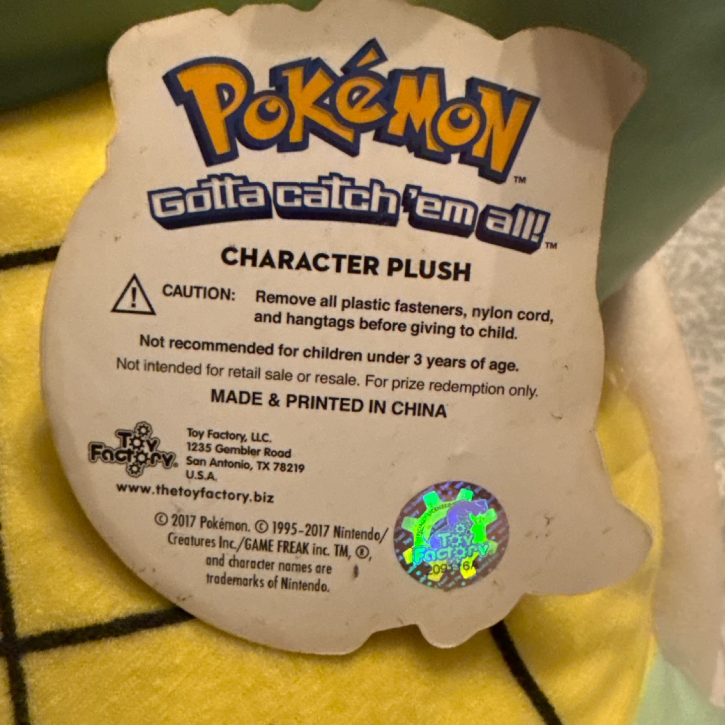 Pokemon Squirtle Plush Toy - photo 3