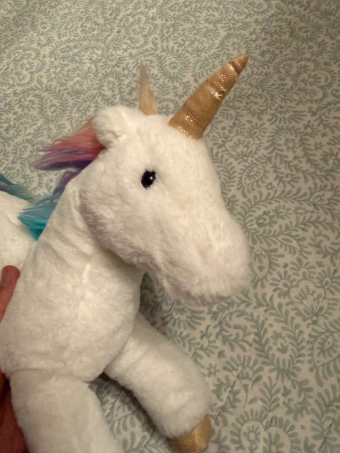 FAO Schwarz White Unicorn Plush Toy - photo 4