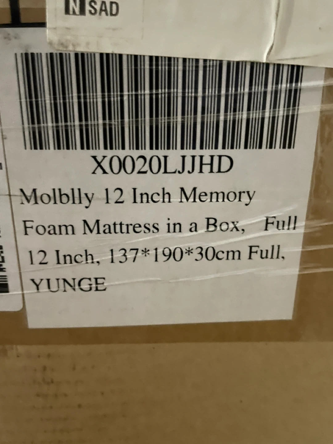 Molblly 12 Inch Full Memory Foam Mattress - photo 5