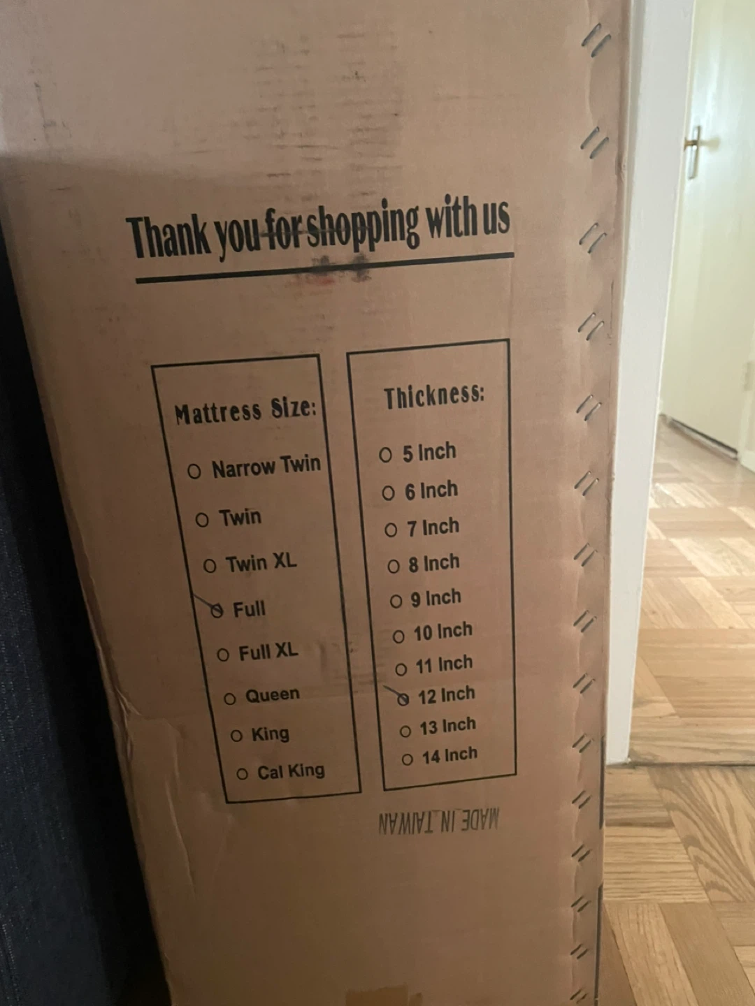 Molblly 12 Inch Full Memory Foam Mattress - photo 3