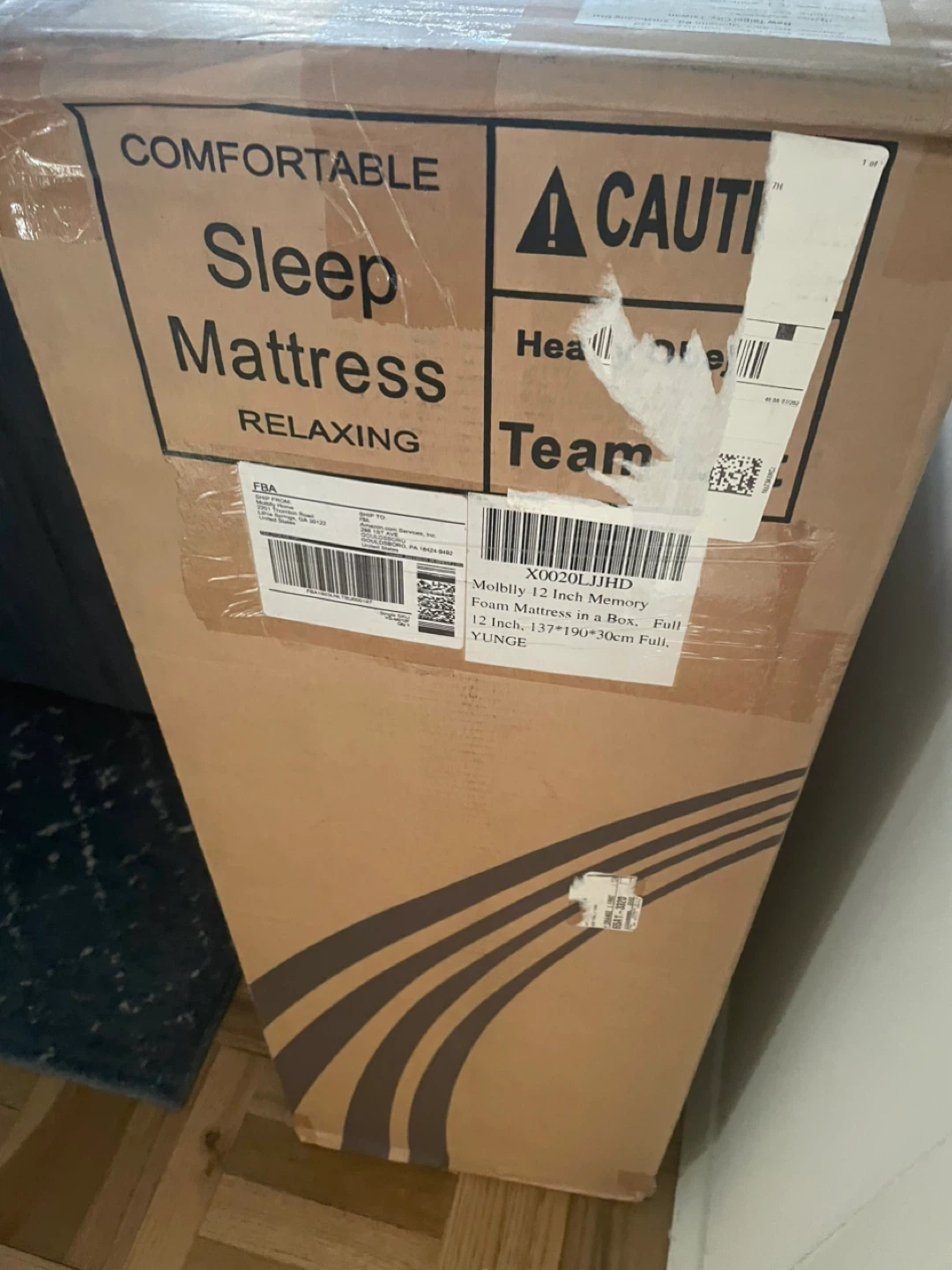 Molblly 12 Inch Full Memory Foam Mattress - photo 4