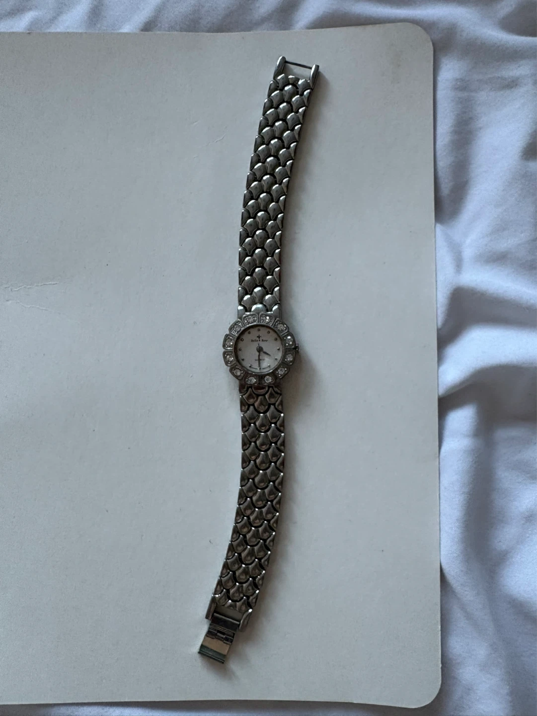Bella & Rose Quartz Watch with Rhinestones - photo 2