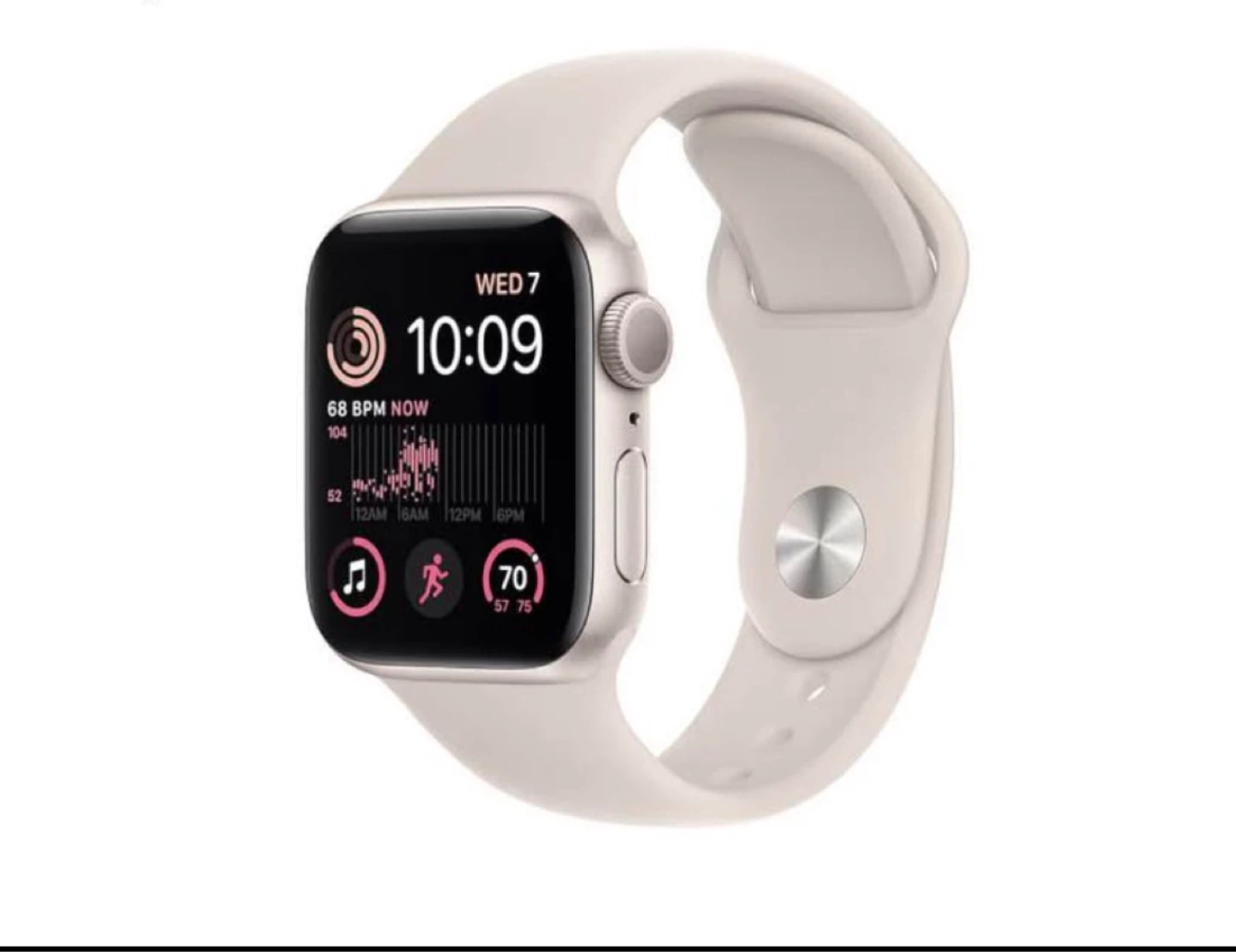 Apple Watch SE (2nd gen) 40mm Starlight Aluminum