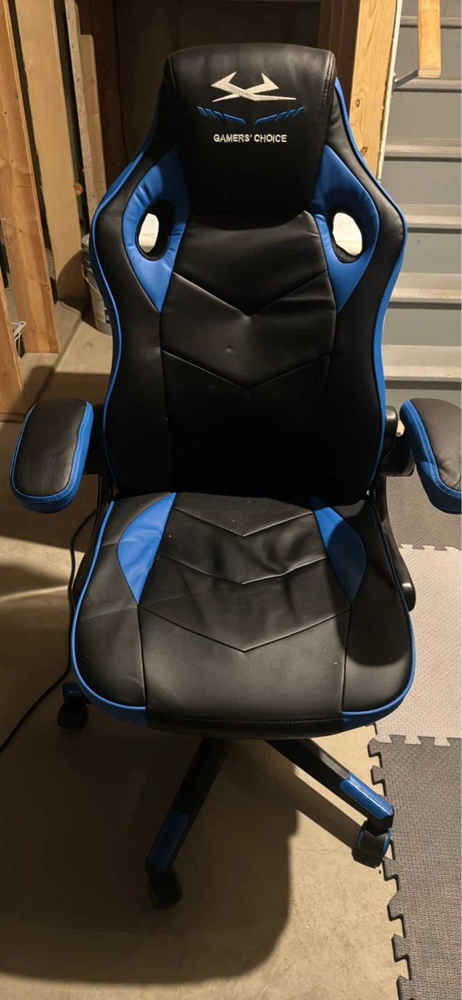 GAMERS' CHOICE Gaming Chair - Black & Blue