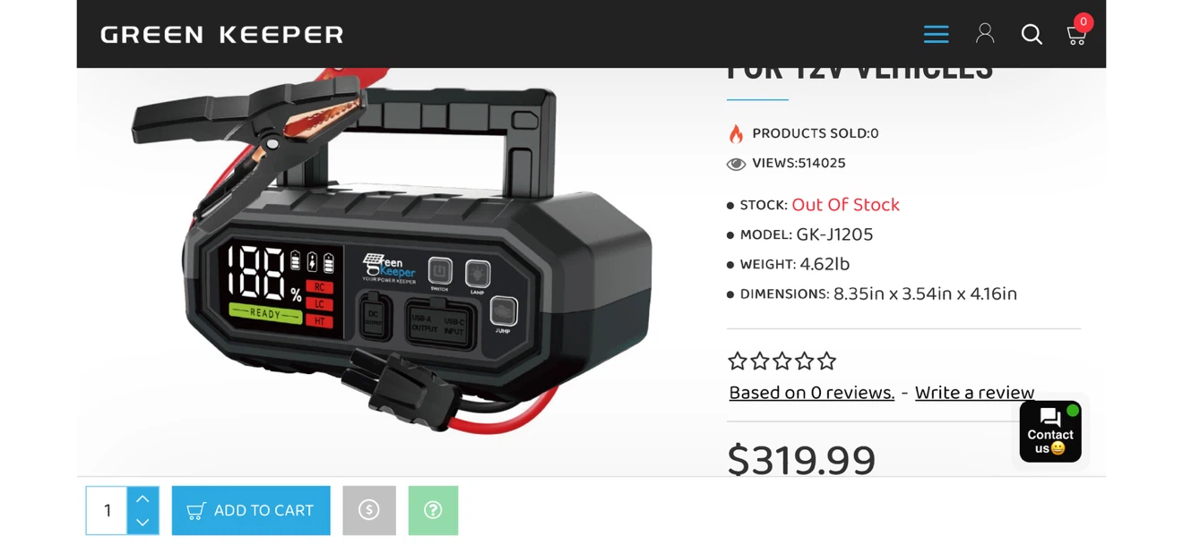 Jump Starter 4000A Portable - Brand New sealed in box - photo 3