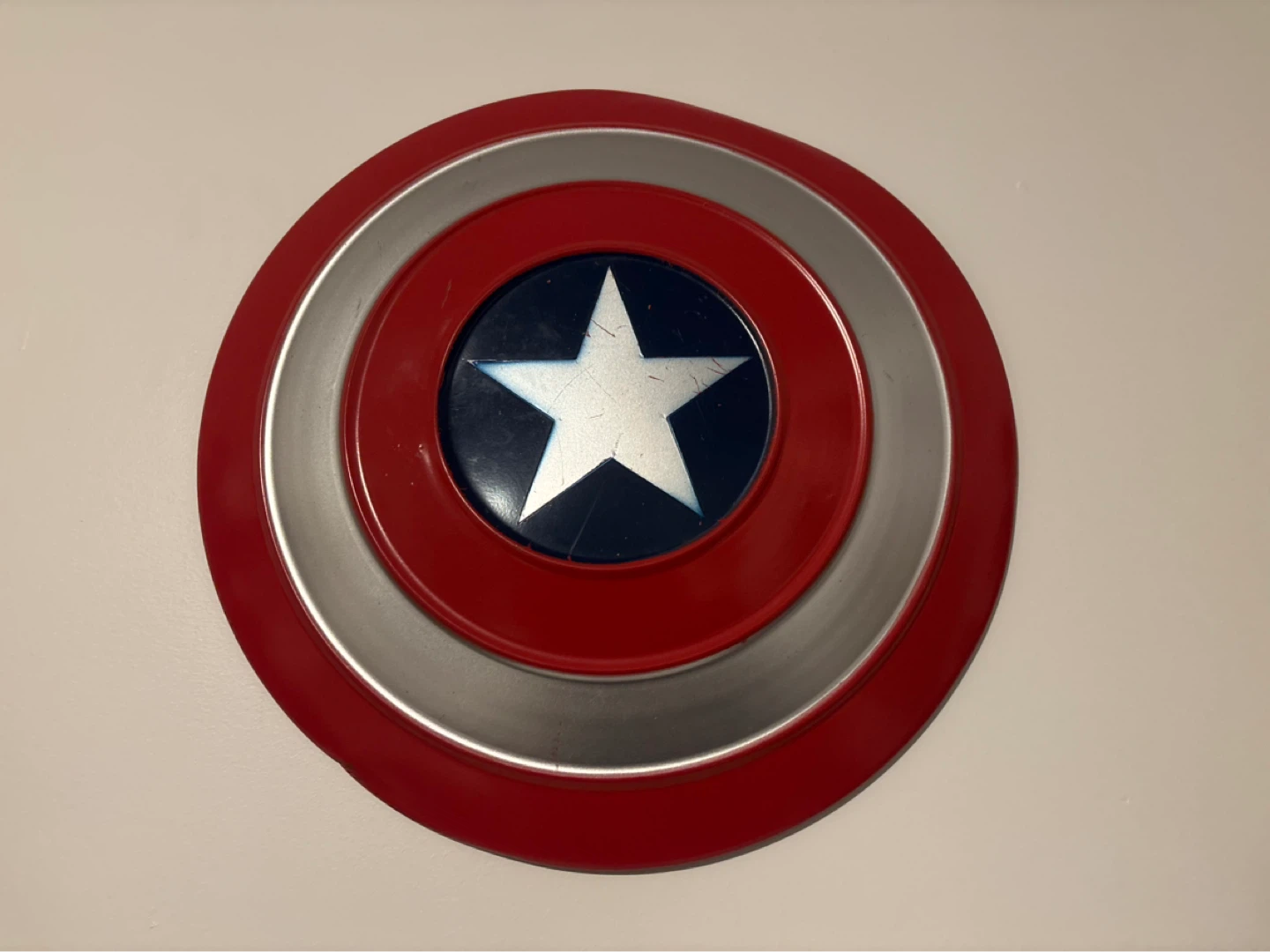 18" Captain America Shield Can Metal - photo 3