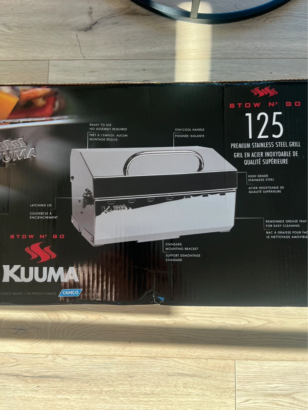 Kuuma Stow N' Go 125 Premium Stainless Steel Grill