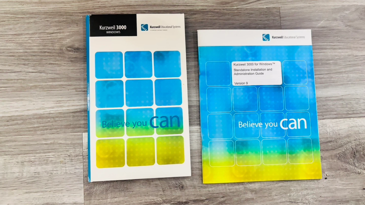 Kurzweil 3000 Windows Software and Manual Set - photo 2
