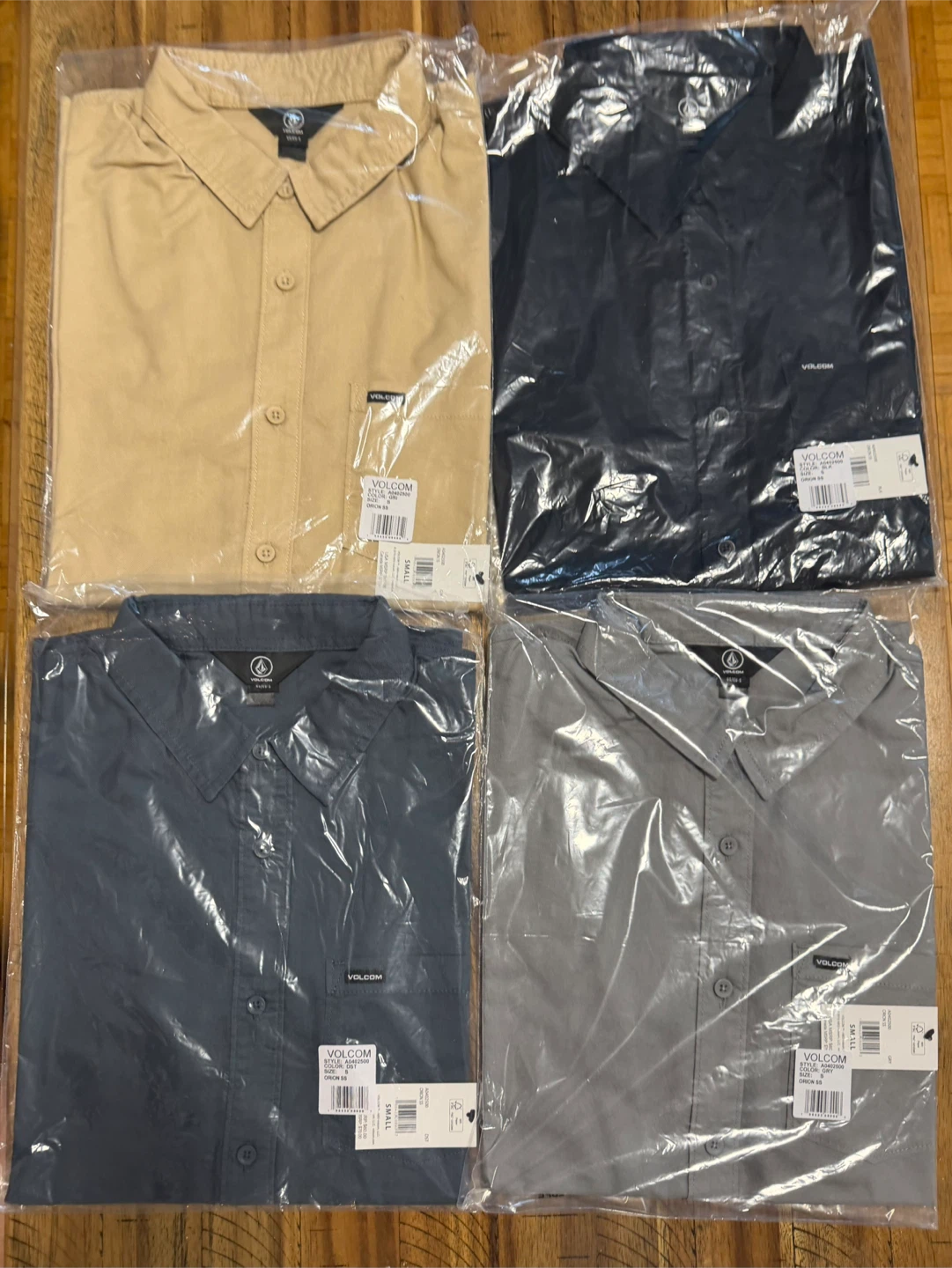 BRAND NEW Volcom Men’s Short-Sleeve Button-Up shirts - photo 2
