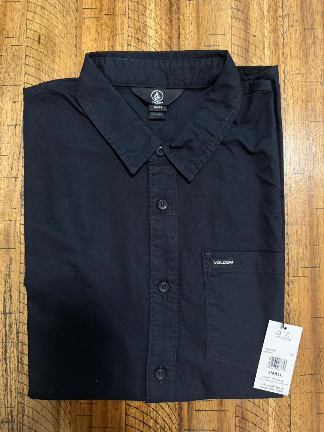 BRAND NEW Volcom Men’s Short-Sleeve Button-Up shirts - photo 3