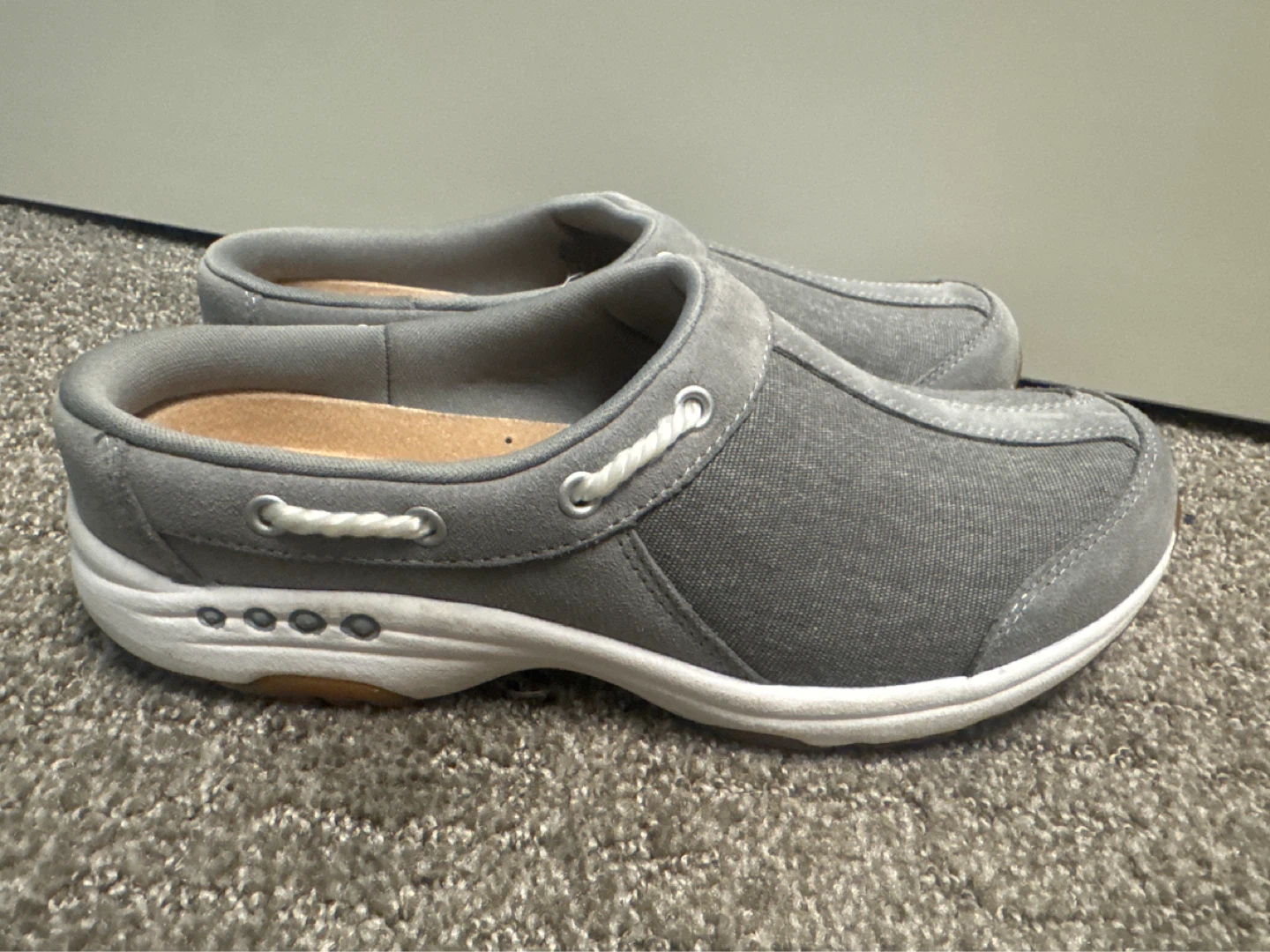 Easy Spirit Gray Slip On Clog Shoes. NEW. - photo 3