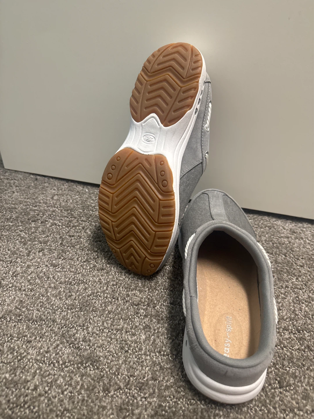 Easy Spirit Gray Slip On Clog Shoes. NEW. - photo 4