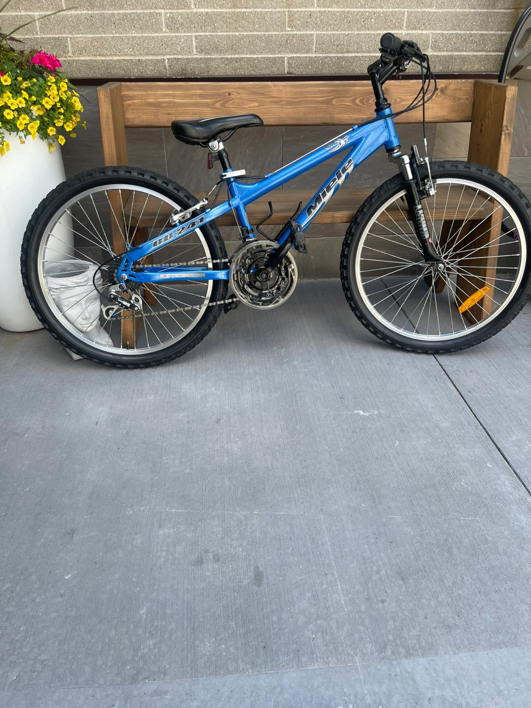 21 Speed Miele Blue Kids Bicycle - photo 3