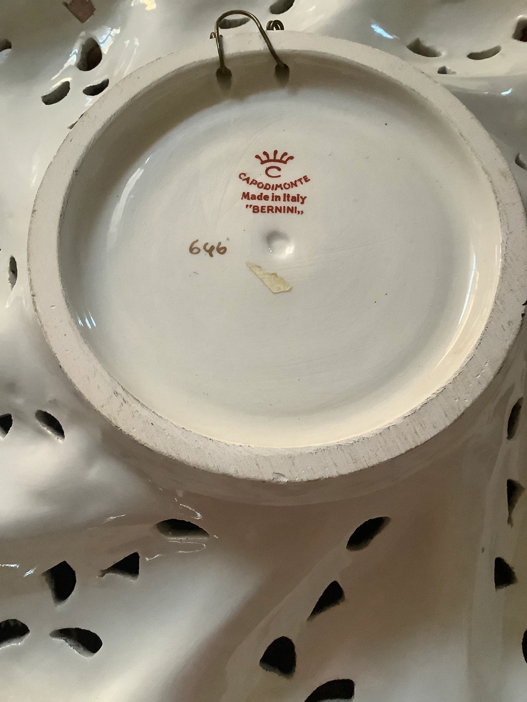 Capodimonte Bernini Decorative Plate - photo 3