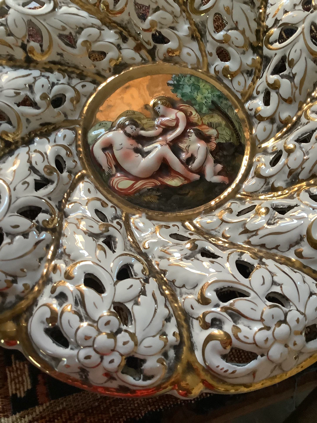 Capodimonte Bernini Decorative Plate