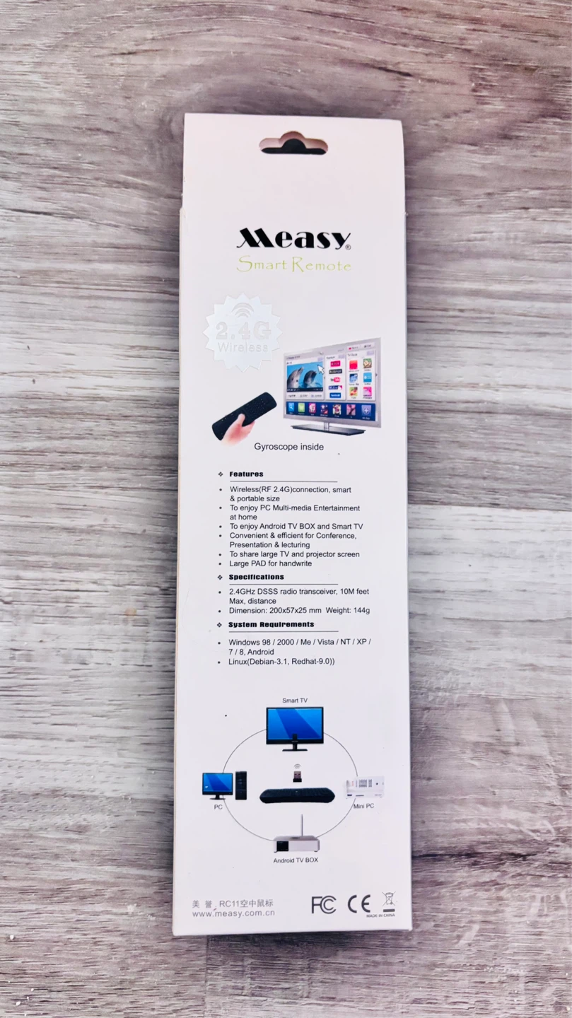 Measy RC11 Smart Remote Control Keyboard - photo 2