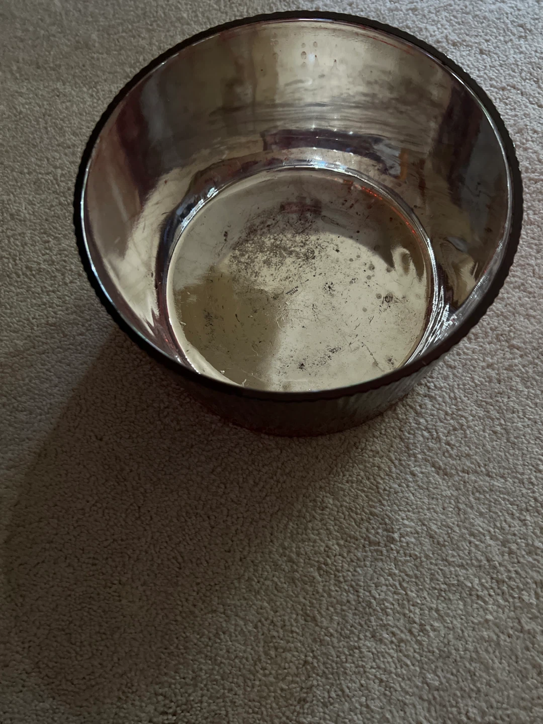 Red Textured Glass bowl - photo 2