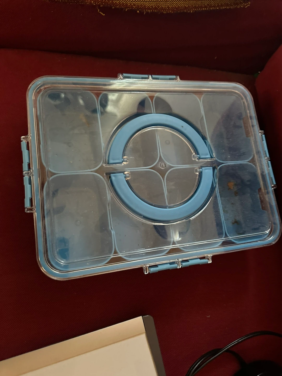Bento Lunch Box with Blue Accents - photo 3