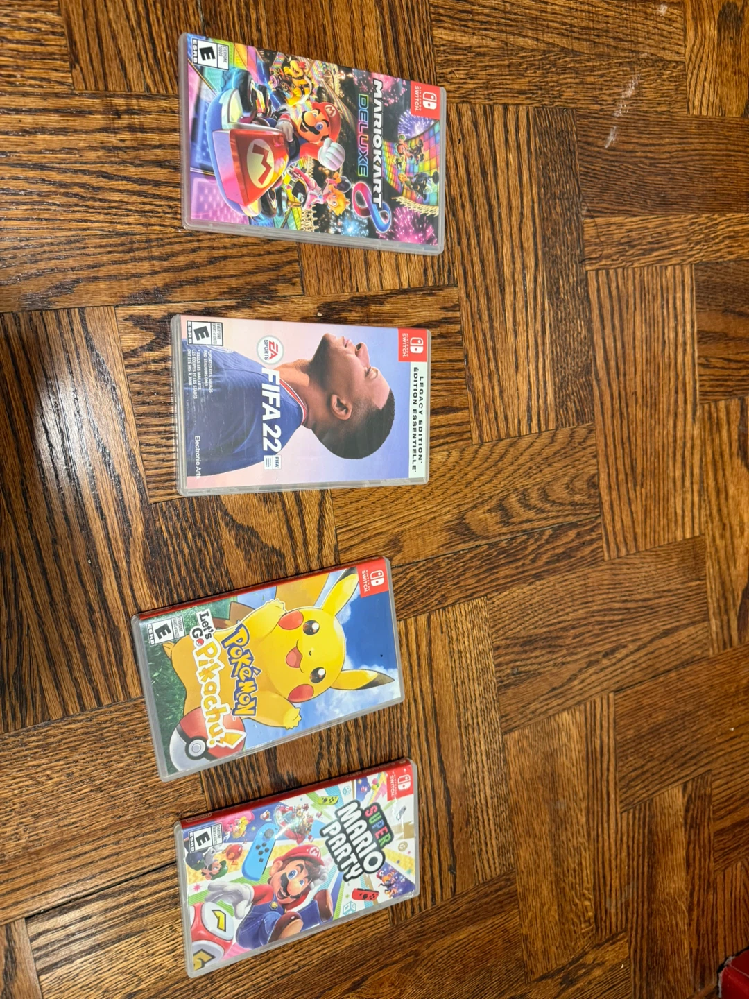 Mario Kart, FIFA 22, Pokémon, Mario Party