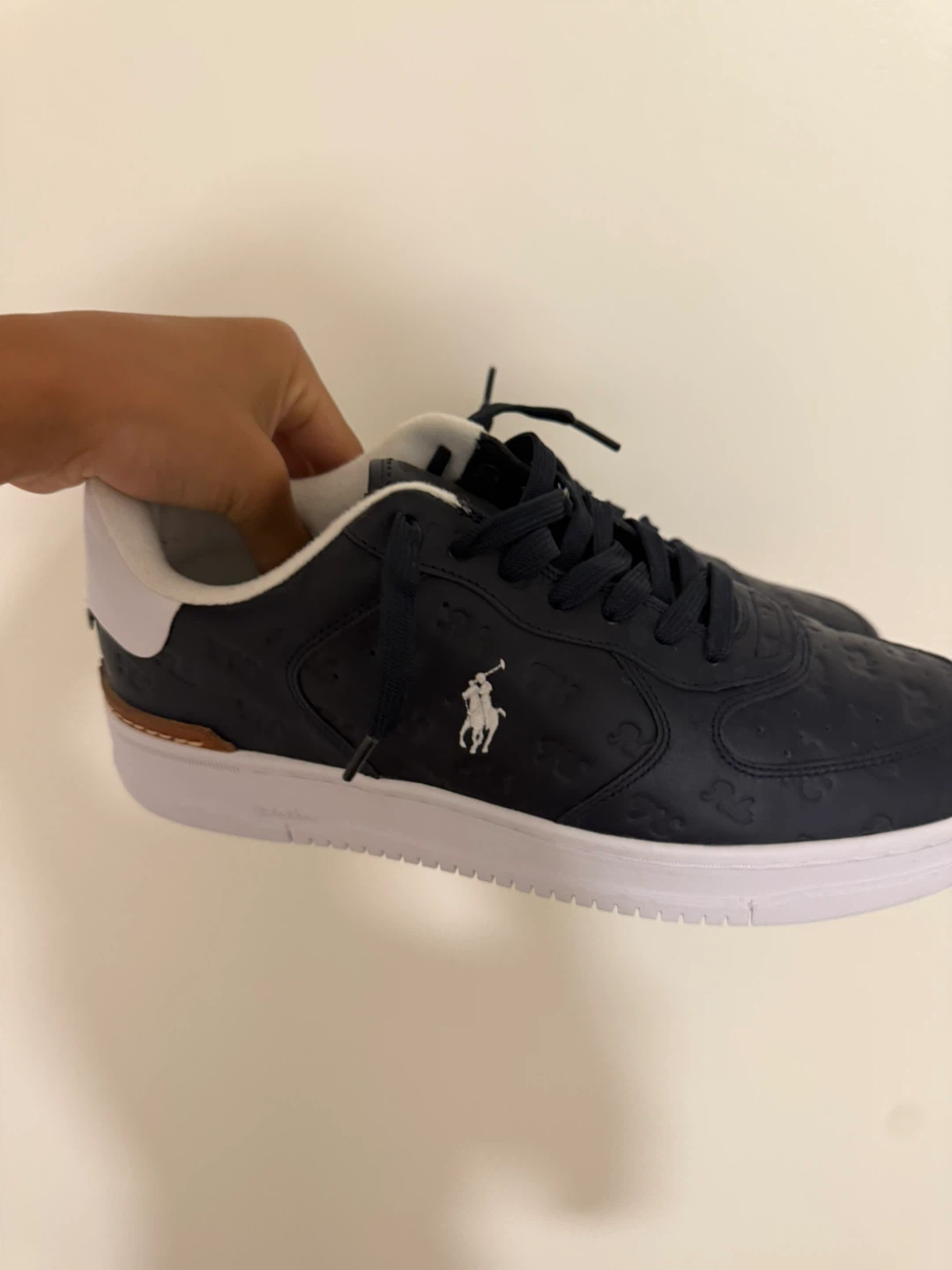 Polo Ralph Lauren Navy Sneakers with Box - photo 2