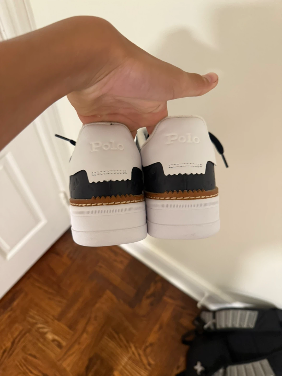 Polo Ralph Lauren Navy Sneakers with Box - photo 4