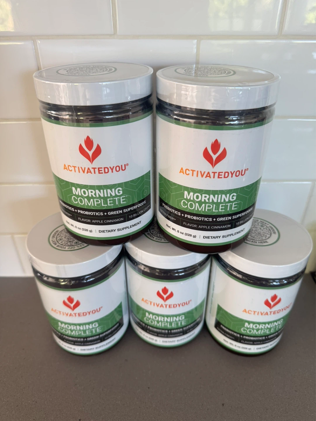 ActivatedYou Morning Complete Apple Cinnamon Prebiotic Powder