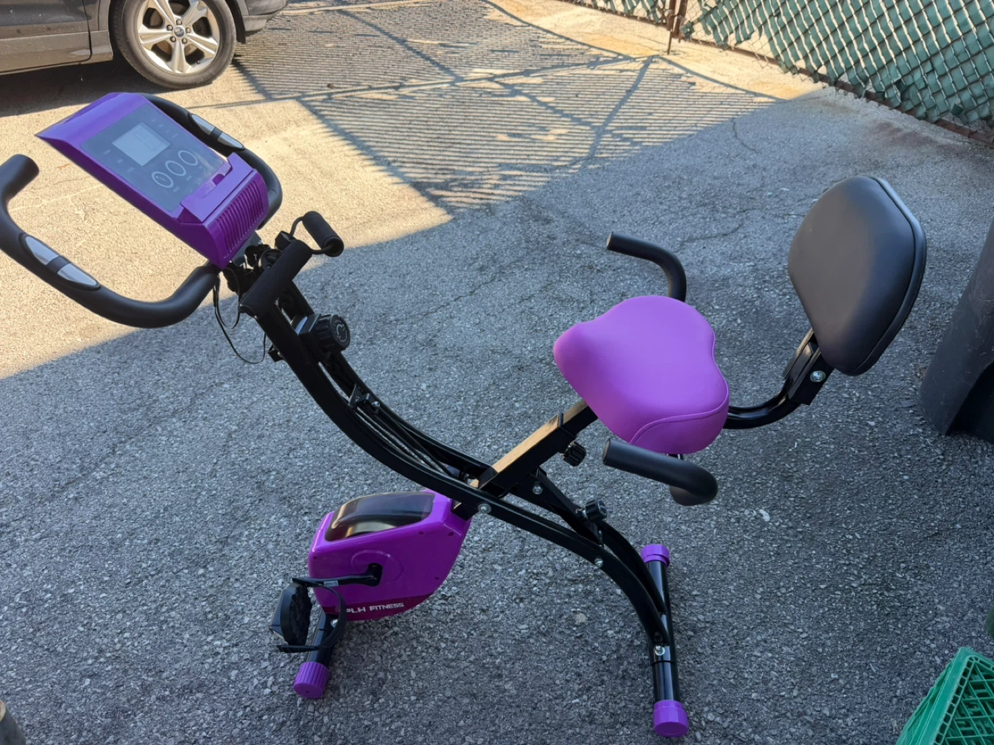 Purple Exercise Bike