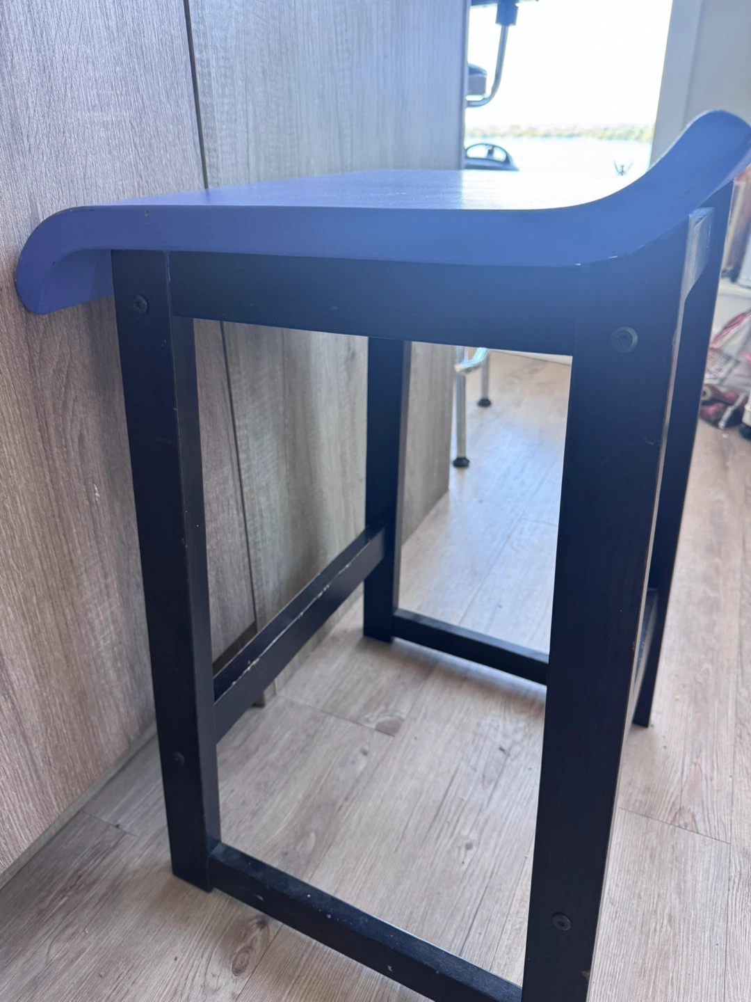 Blue Bar Stool