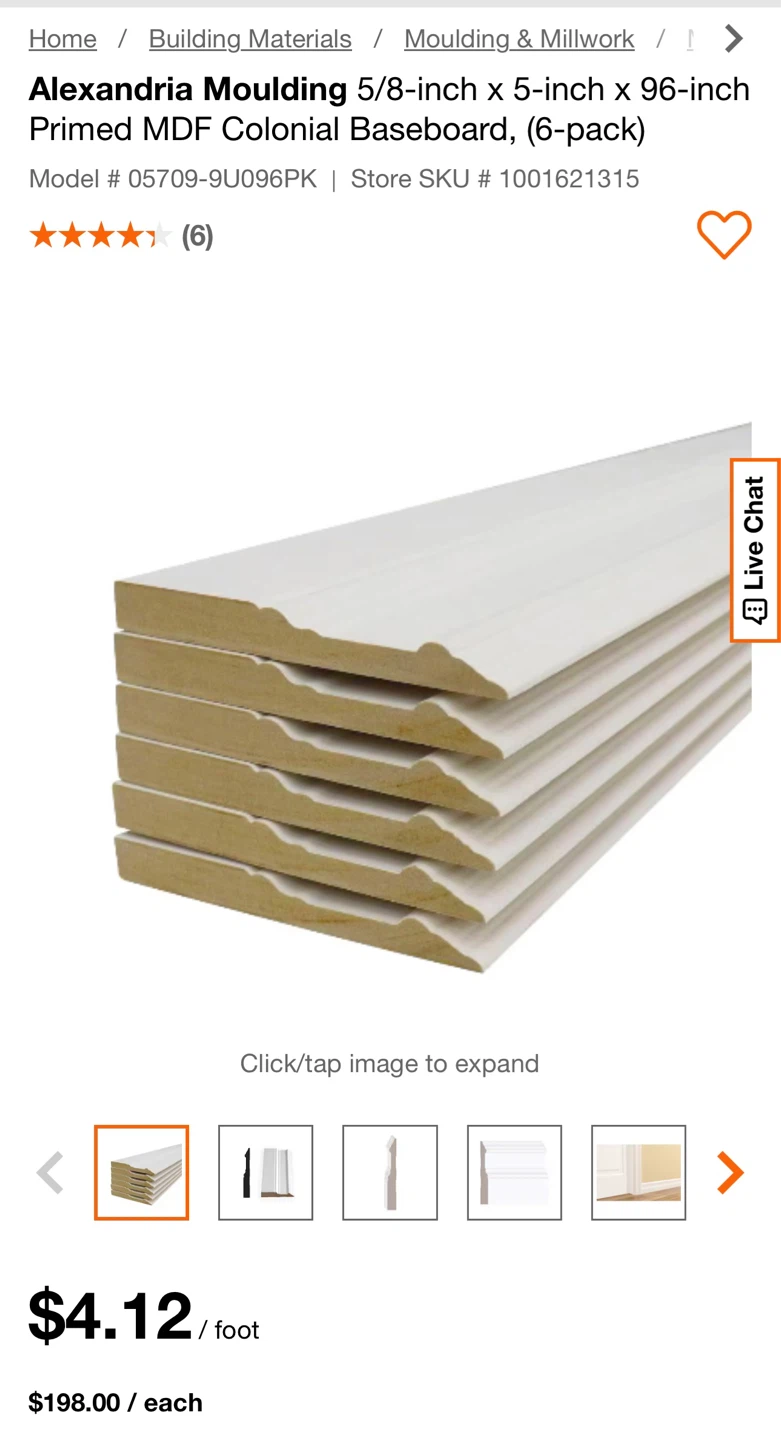 5” MDF BASEBOARDS - photo 5