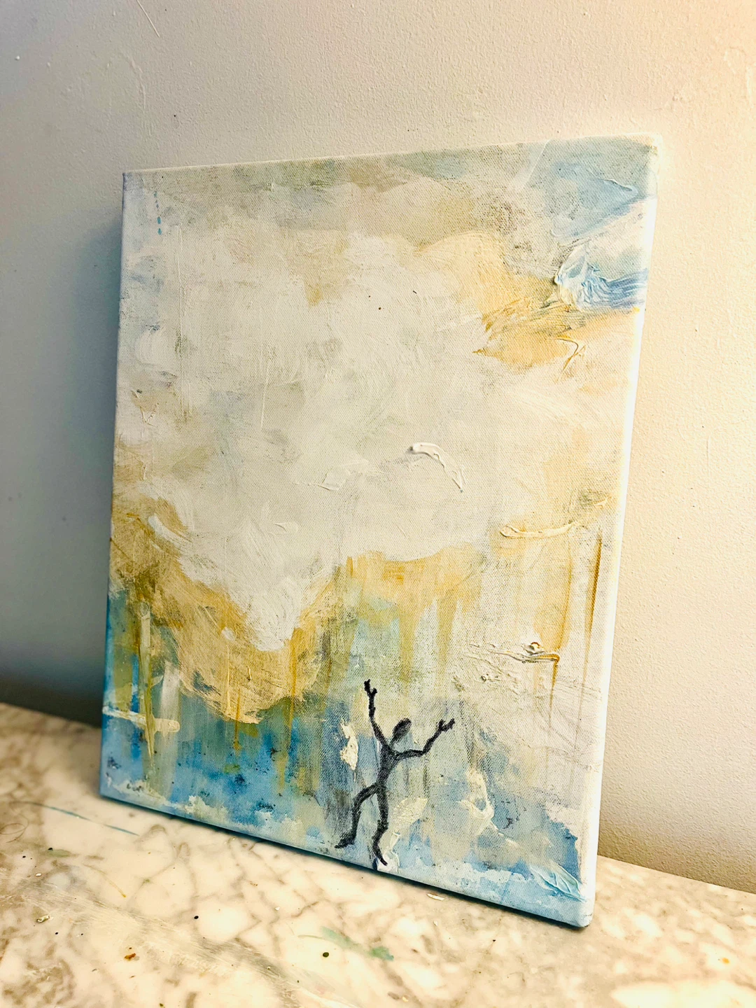 “It’s All Too Much” Abstract Painting