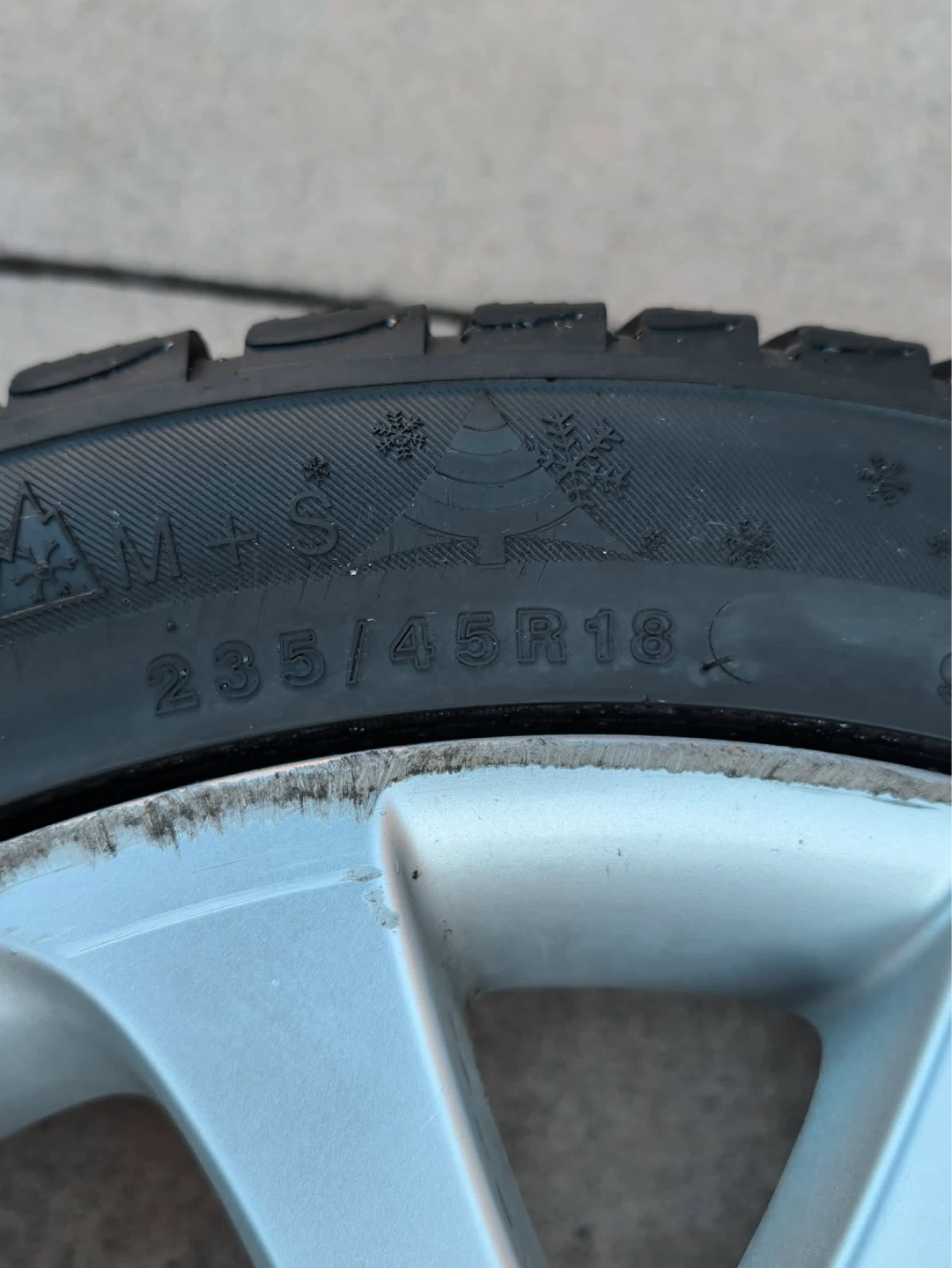 Mazda Rim for sale with tires 235/45R18 - photo 5