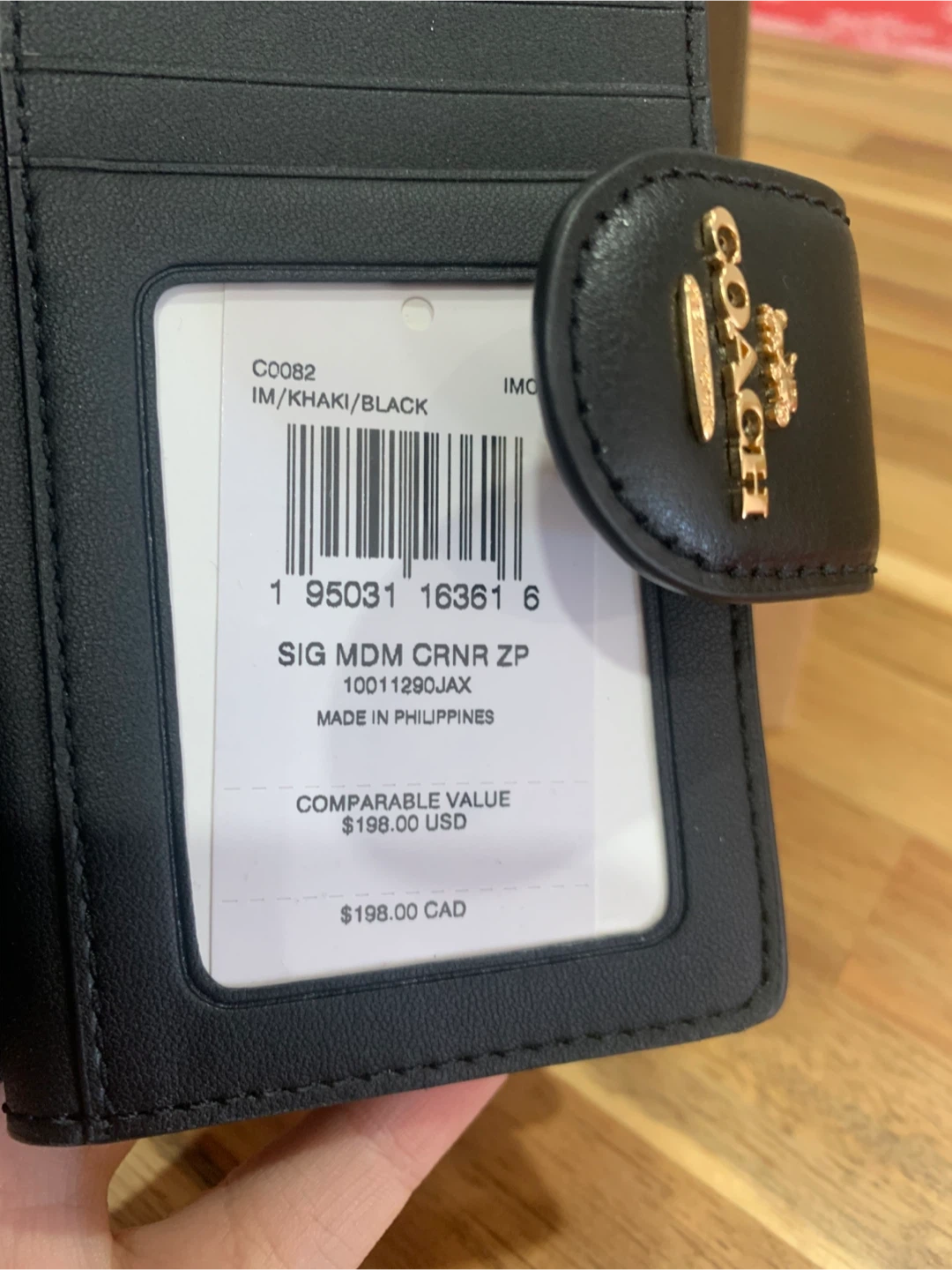 Coach Signature Canvas Wallet - photo 2