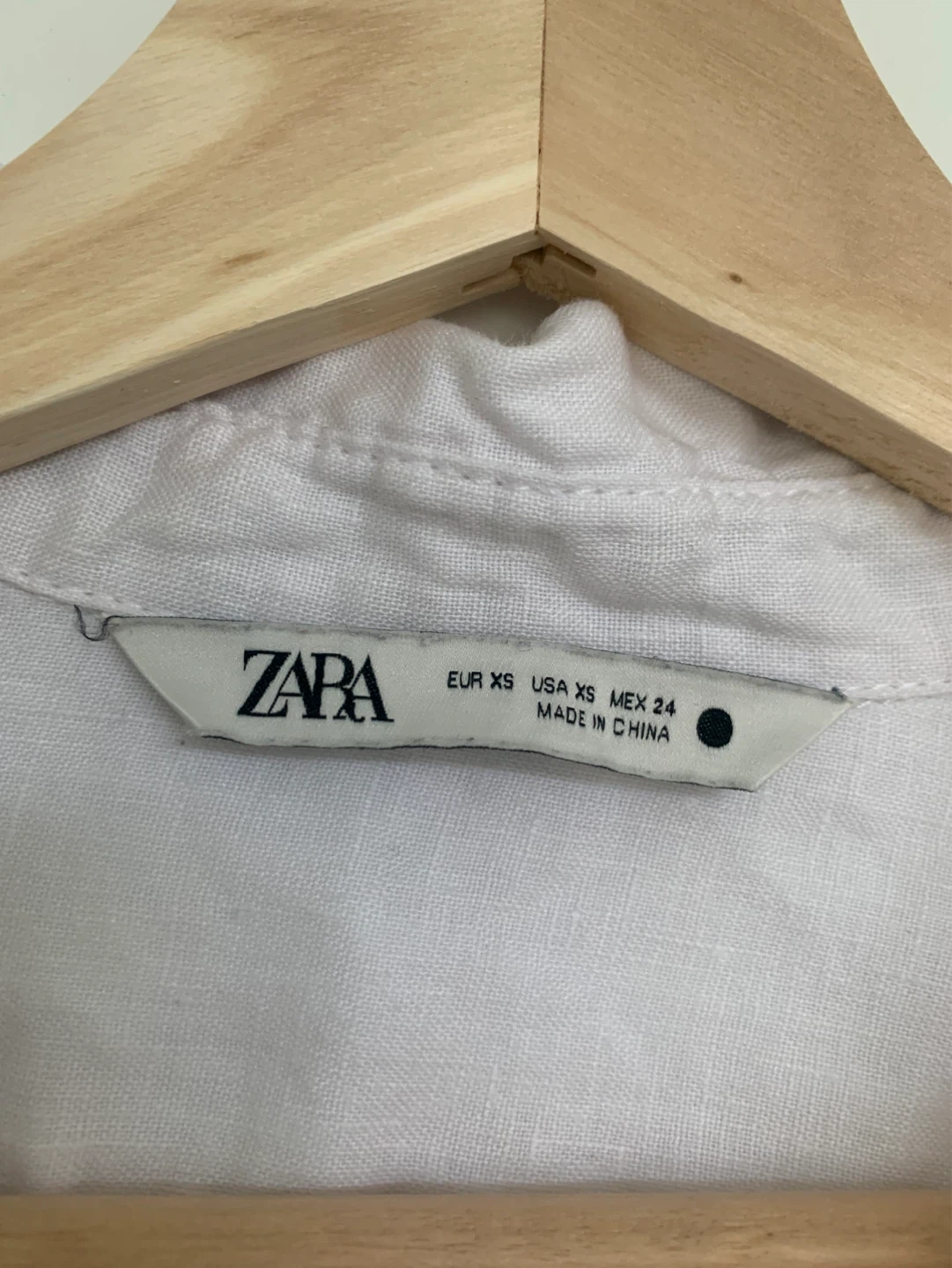 Zara White 100% Linen Shirt - photo 2
