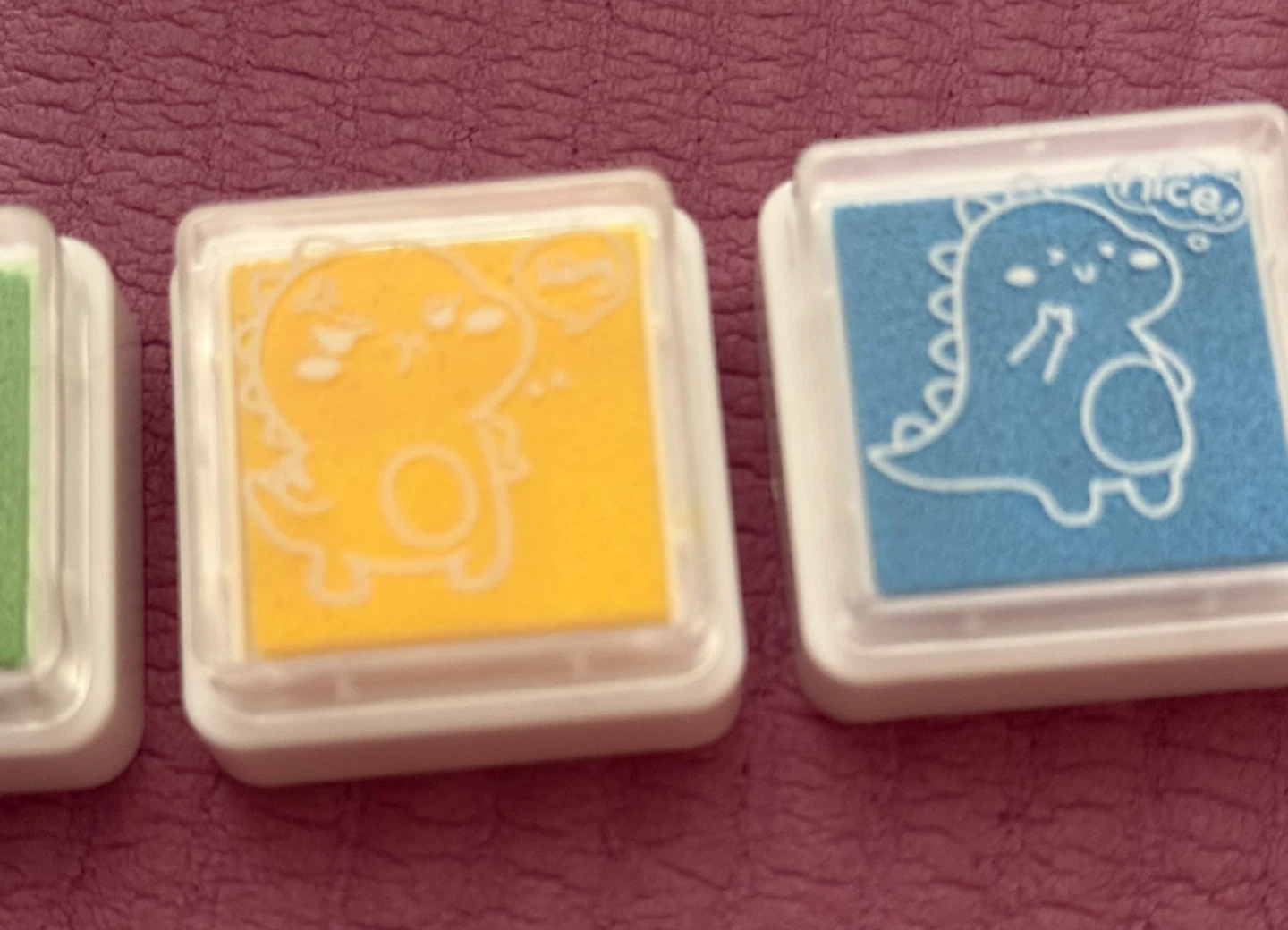 ⚽️ink pad Set - Red, Green, Yellow, Blue - photo 2