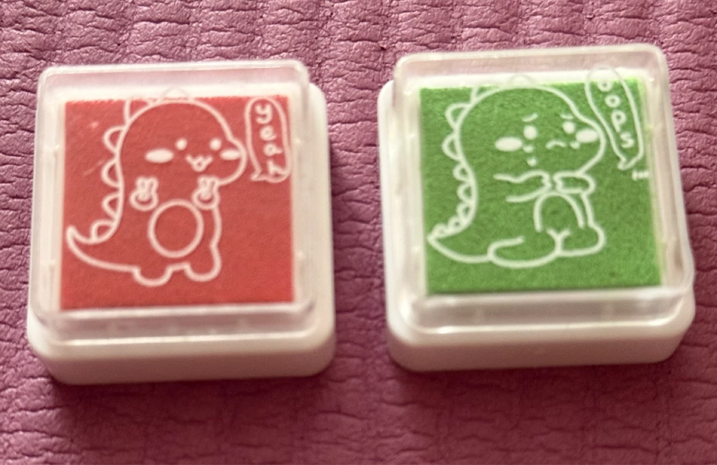 ⚽️ink pad Set - Red, Green, Yellow, Blue - photo 3