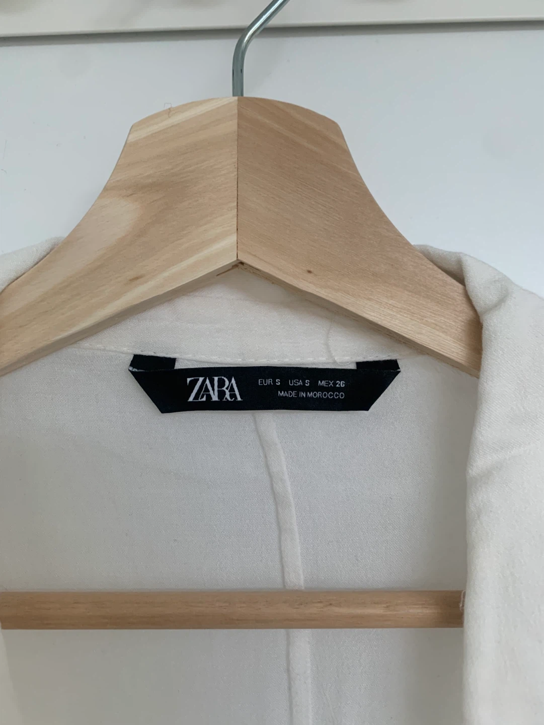 White Zara Wrap Blouse - photo 2