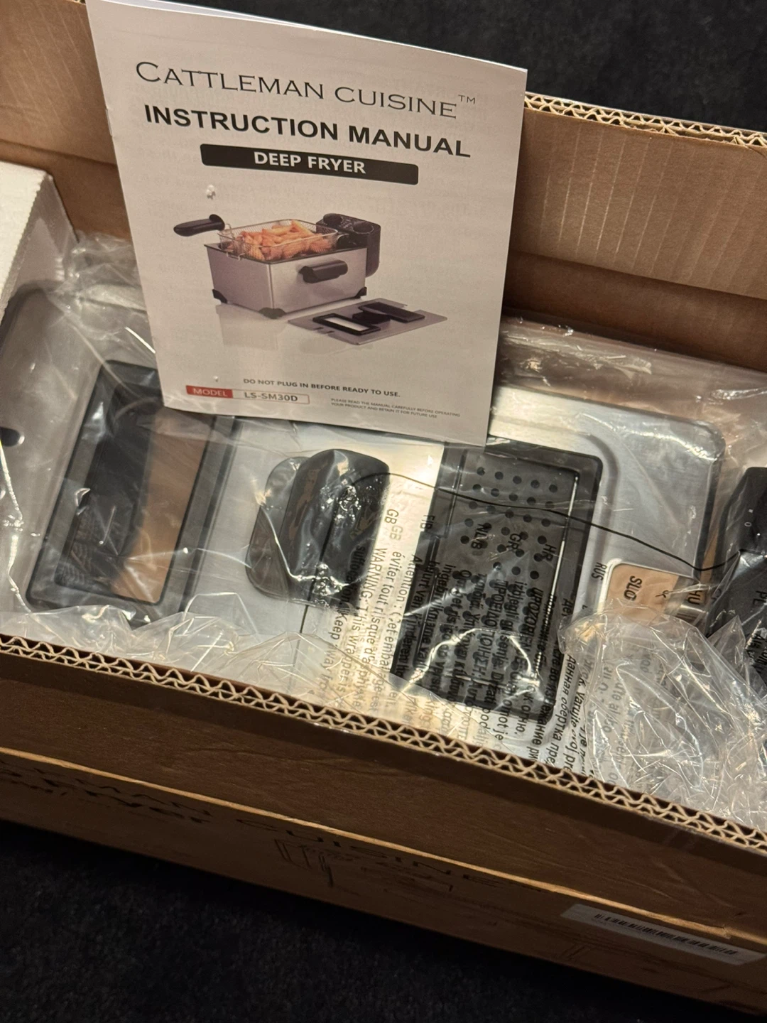 Cattleman Deep Fryer, 1600W, 3L - photo 5