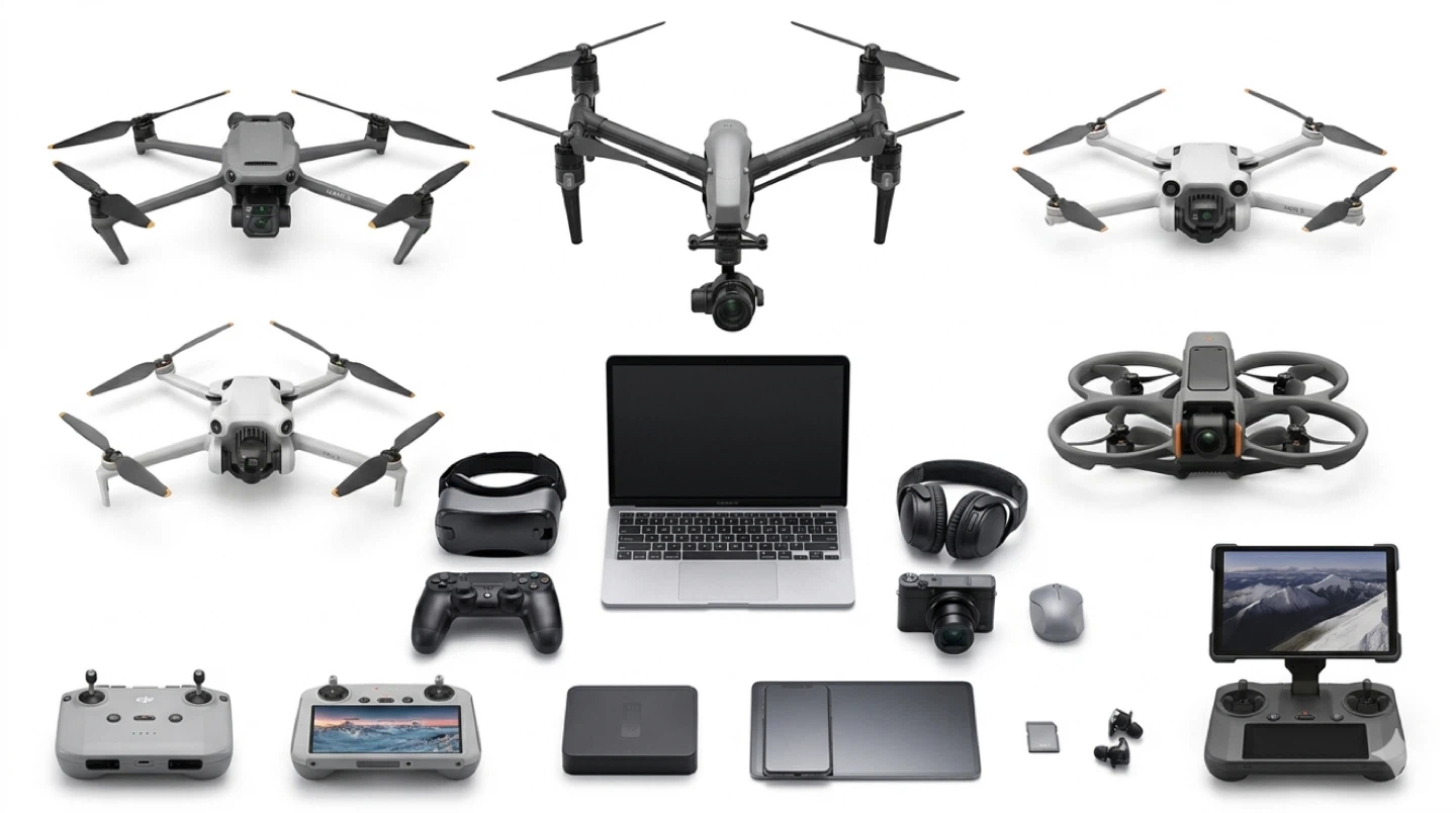 Brand New Electronics – Cameras, Headphone, Gimbals & More