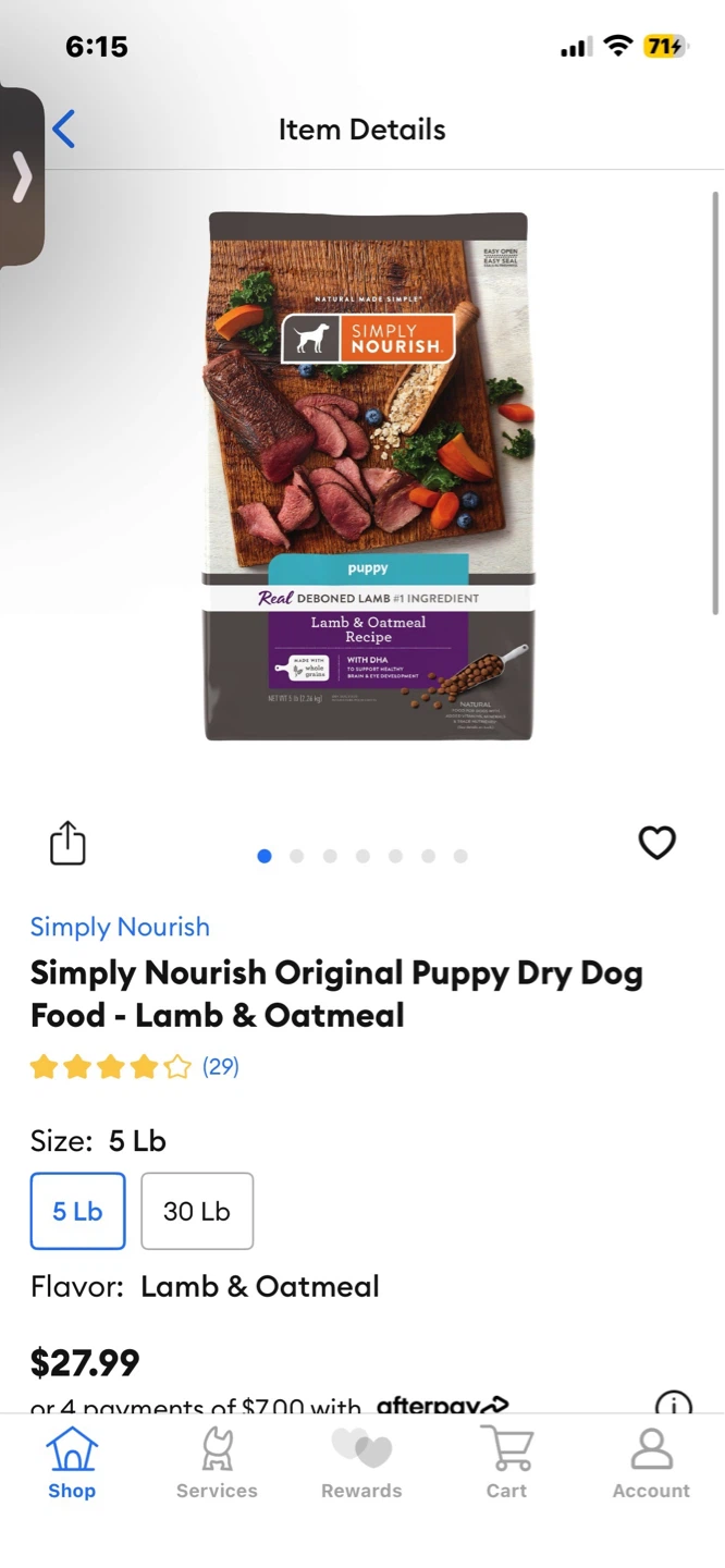 Brand New Puppy Food 5lbs Chicken Free - photo 5