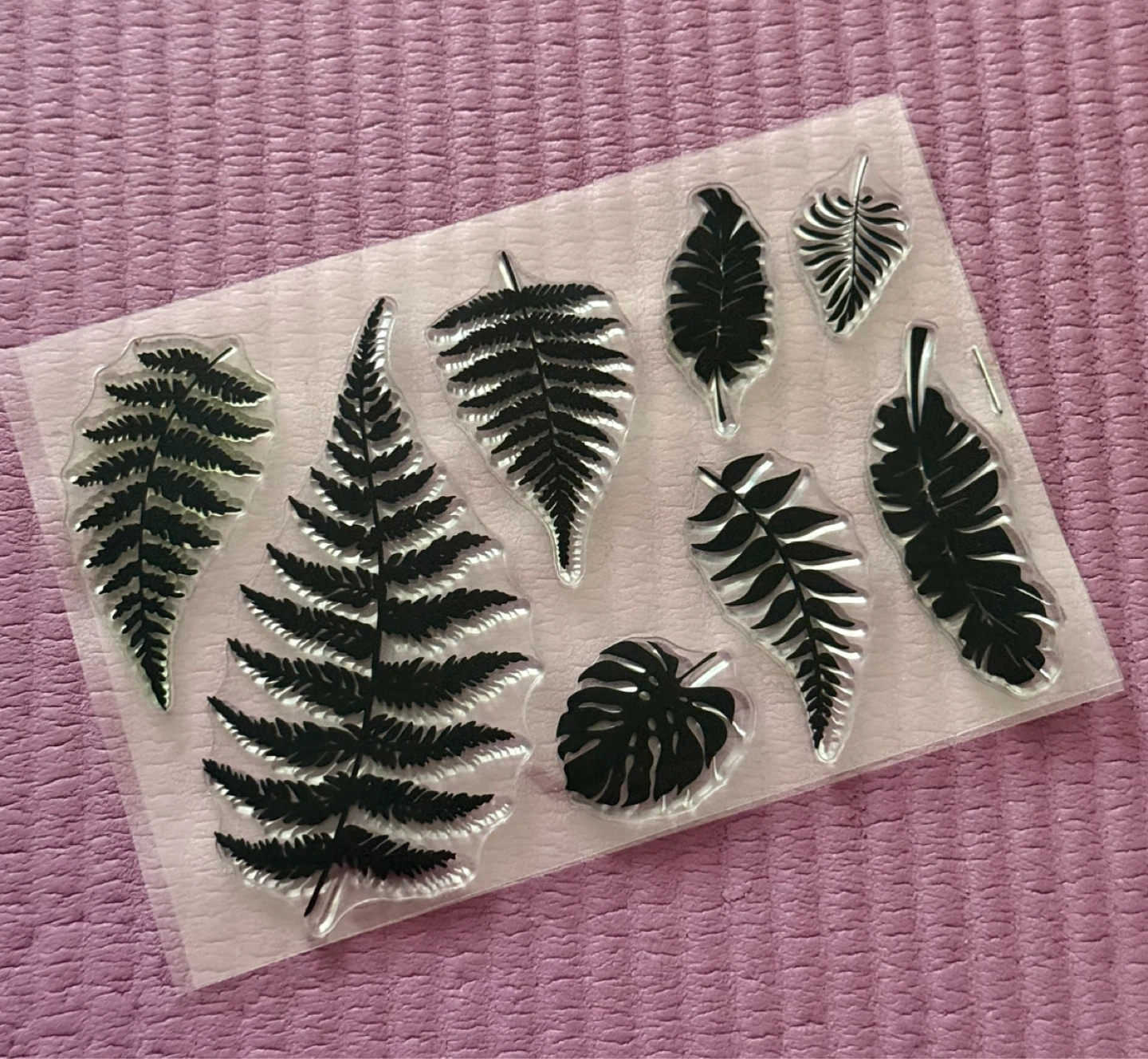⚽️Clear Stamps with Leaf Designs