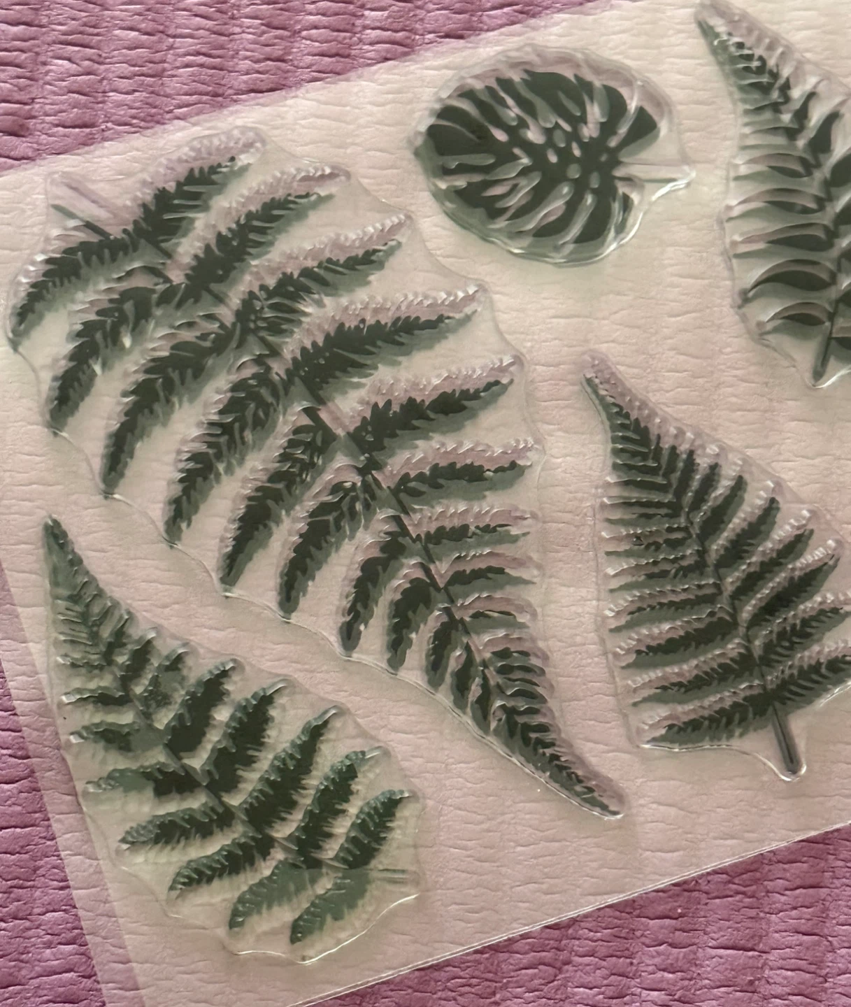 ⚽️Clear Stamps with Leaf Designs - photo 2