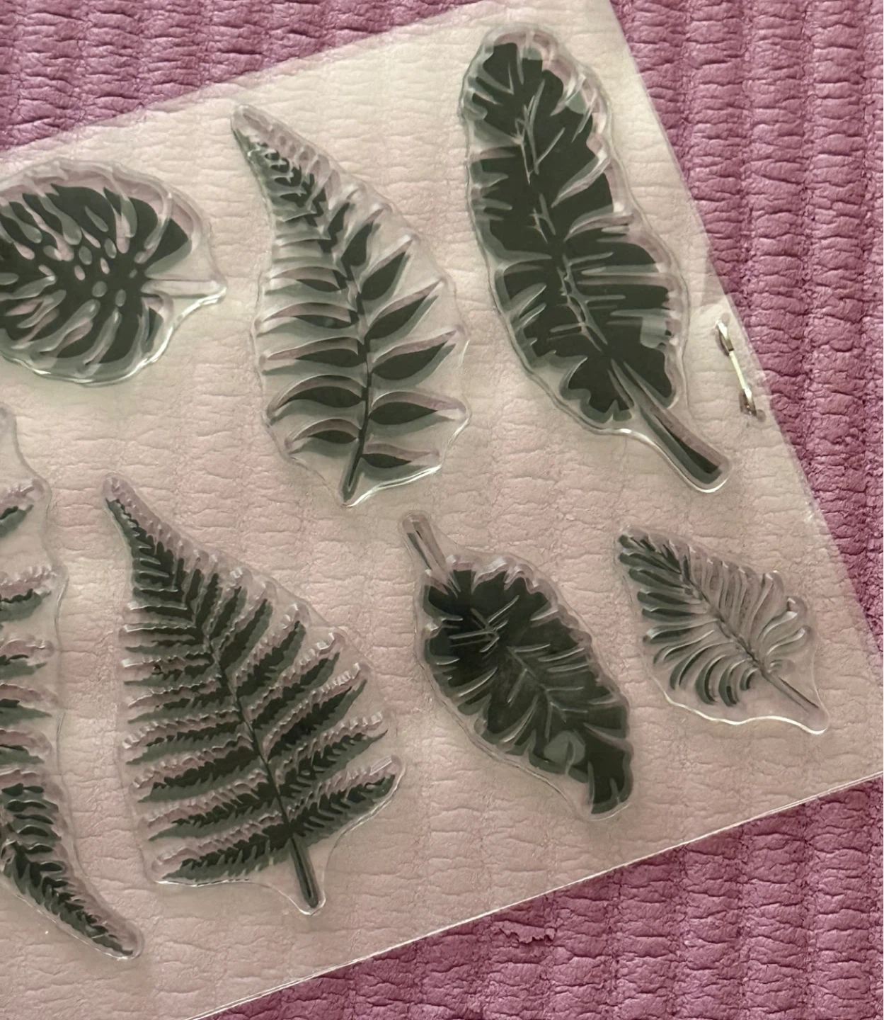 ⚽️Clear Stamps with Leaf Designs - photo 3