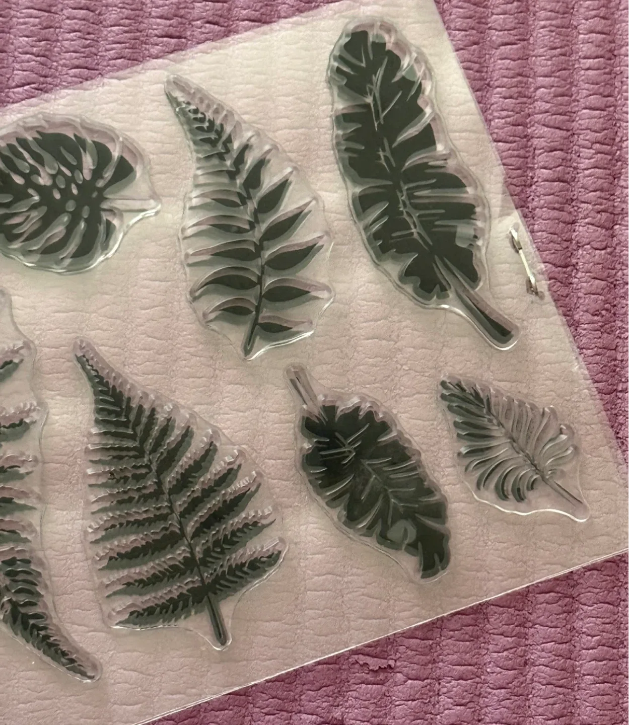 ⚽️Clear Stamps with Leaf Designs - photo 3