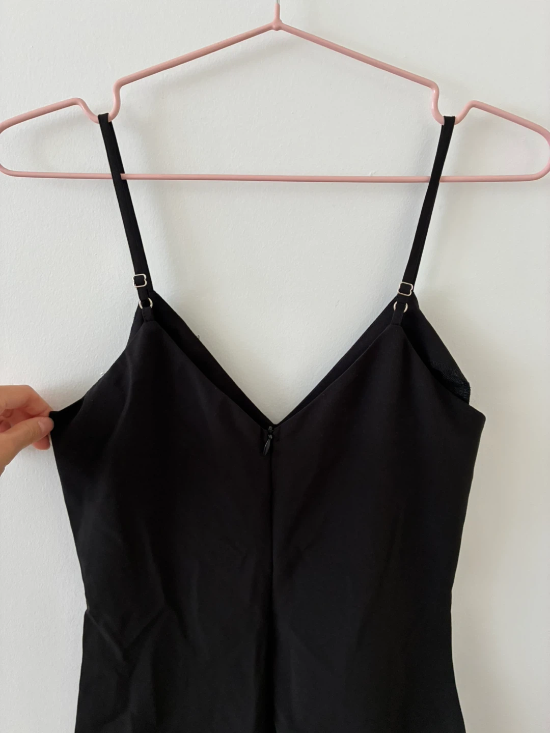 Black Spaghetti Strap Mini Dress - photo 3