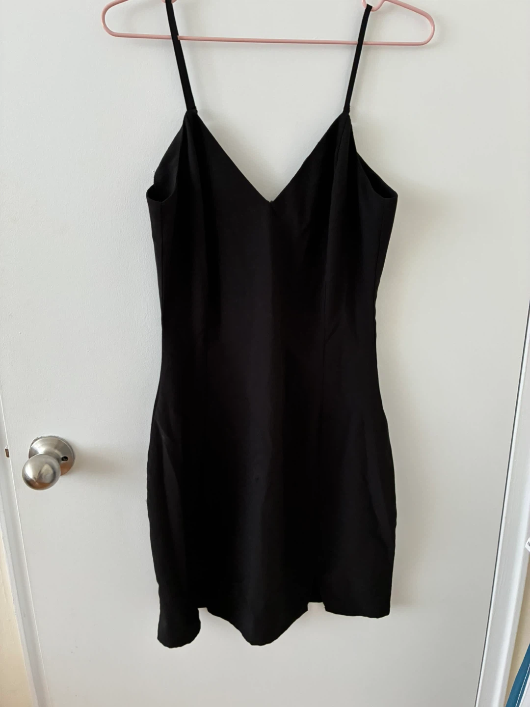 Black Spaghetti Strap Mini Dress - photo 2